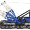 SIKU 4810, Mobilkran, 1:55, Zusammensteckbar, Metall/Kunststoff, Blau, Mit Seilwinde Und Gewichten