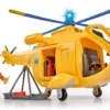 Duracell Simba 109251002 - Feuerwehrmann Sam Hubschrauber Wallaby II (34 Cm, 6 Sitzplätze) Für Kinder Ab 3 Jahren, Mit Originalsound, Licht, Drehbarem Rotor, Seilwinde Und Tom Thomas Figur