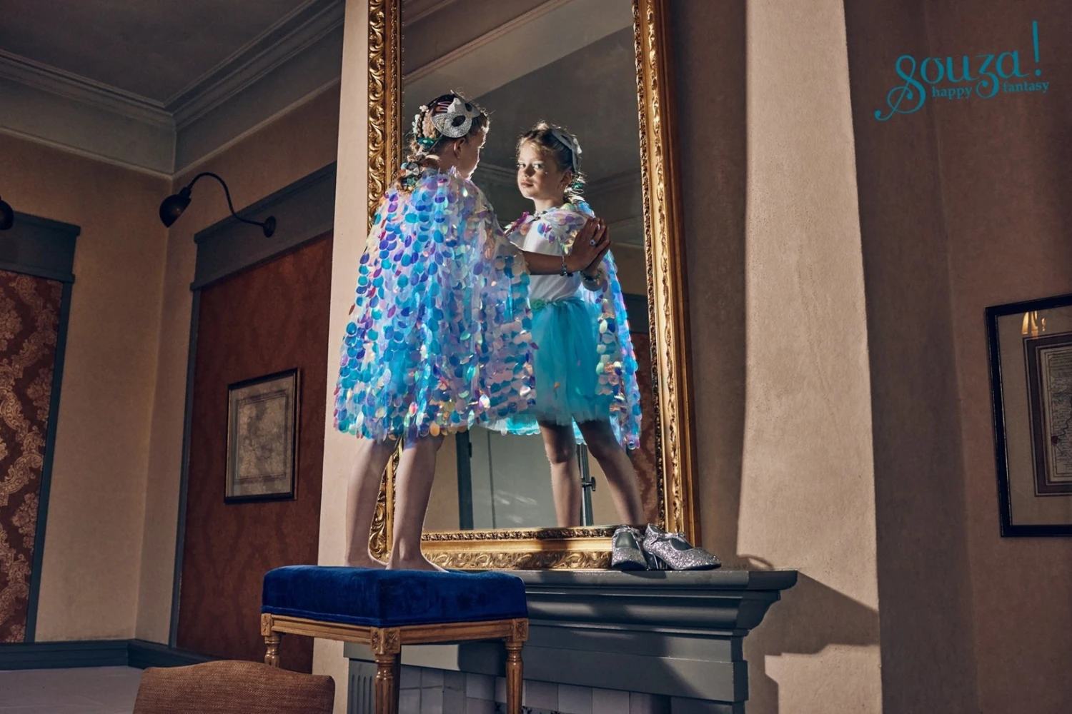 Souza Absatzschuh Marguerita, Silberf., Gr. 27 (1 Paar) 2 Souza Absatzschuh Marguerita, Silberf., Gr. 27 (1 Paar) – Bild 2