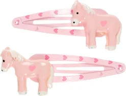 Souza Haarclip Cira, Pferd Rosé (2 Stck/Karte)