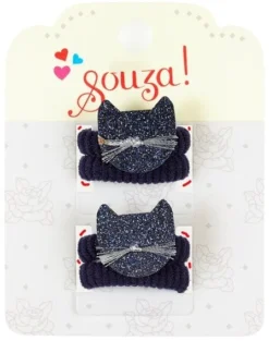 Souza Haargummi Katze, Blau (4 Stücks/Karte, 1 Karte)