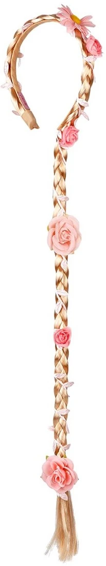 Souza Haarreif Mit Blondem Zopf Und Blüten (1 Stück)