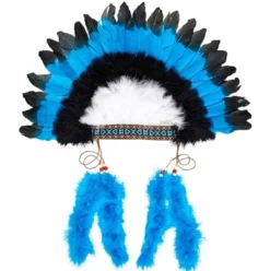 Souza Indianerhaarschmuck Macahee, Blau (1 Stück)
