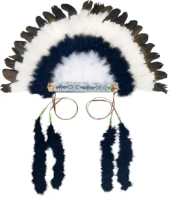 Souza Indianerschmuck Nahele, Schwarz-weiß (1 Stck)