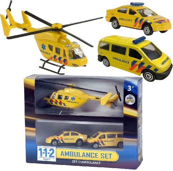 Speelgoed - 112 Ambulance Speelset 3 Dlg. (1 TOYS) 1 Speelgoed - 112 Ambulance Speelset 3 Dlg. (1 TOYS)