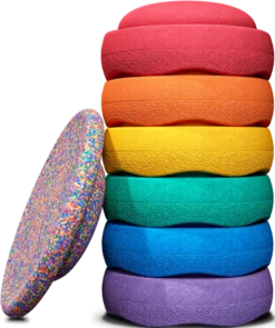 Stapelstein Colors Bundle Confetti Balanceboard 6+1