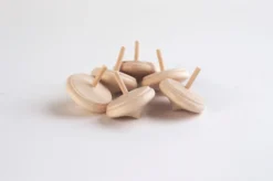 TickiT WOODEN SPINNING TOPS