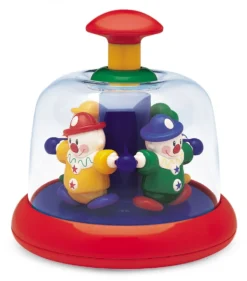 Tolo 10202215 Kreisel Mit Clown Karussell, Ab 6 Monaten, Ca. 16,5 X 16,5 X 18 Cm, Mehrfarbig