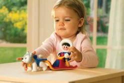 Tolo Erste Freunde Schlitten Set -Schleich Verkaufe tolo first friends sledehond set