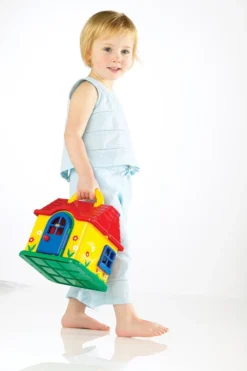 Tolo 89738 Spielhaus Aufklappbar Mit Figur Und Zubehör, First Friends, Ab 12 Monaten, Ca. 20 X 20 X 26 Cm -Schleich Verkaufe tolo first friends speelgoed huis 1