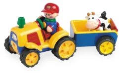 Tolo Toys First Friends - Spielset Traktor Mit Anhänger Und 2 Spielfiguren