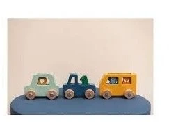 Trixie Holzautoset Mit Tieren