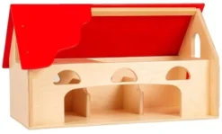 Van Dijk Toys Bauernhof Mit Festem Dach Und Großer Spielöffnung