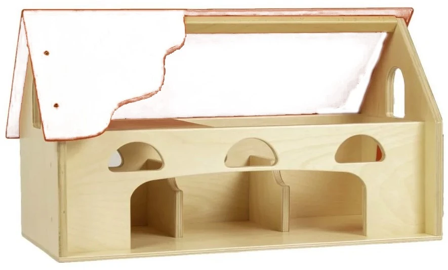 Van Dijk Toys Boerderij - Naturel Met Wit 1 Van Dijk Toys Boerderij - Naturel Met Wit