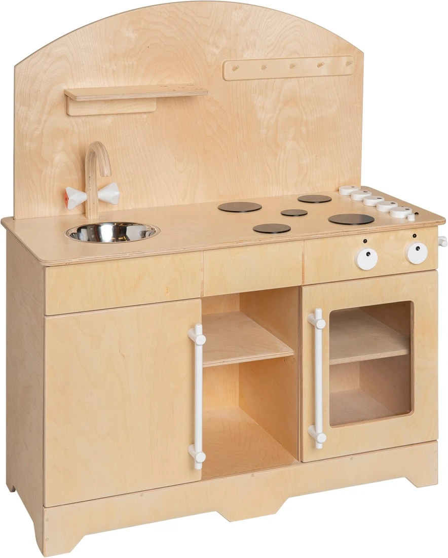 Van Dijk Toys Keuken XL - Naturel Met Wit 2 Van Dijk Toys Keuken XL - Naturel Met Wit – Bild 2