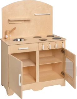Van Dijk Toys Küchenblock, Herd Und Spüle Mit Rückwand Natural White -Schleich Verkaufe van dijk toys kuechenblock herd und spuele mit rueckwand natural white 3