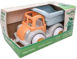 Viking Toys VIKINGTOYS Ecoline 20-81250 Spielzeug-Muldenkipper Kippwagen Kipplaster Spielzeugauto Baufahrzeug - Mulde Kippbar - Reifen Soft - Biobasierter Kunststoff - 28 Cm - Kinder Ab 1 Jahr