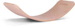 Wobbel Balanceboard Transparent Lackiert Ohne Filz Yogaboard