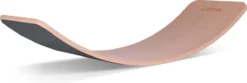 Wobbel XL Balanceboard Transparent Lackiert Mouse Grau Yogaboard