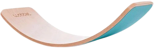 Wobbel XL Balanceboard Transparent Lackiert Sky Blau Yogaboard 1 Wobbel XL Balanceboard Transparent Lackiert Sky Blau Yogaboard