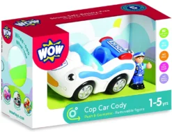 WOW Toys 10715 Police Car Kleinkindspielzeug Für Kinder Von 1-5 Jahre, Blau/weiß -Schleich Verkaufe wow toys 10715 police car kleinkindspielzeug fuer kinder von 1 5 jahre blau weiss 3